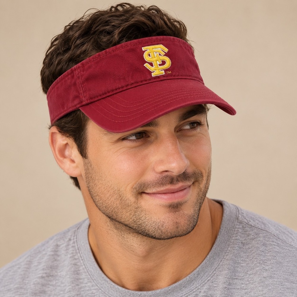 Florida State Seminoles FSU Visor Retro Y2K Vintage Blockcore Gameday Tailgate